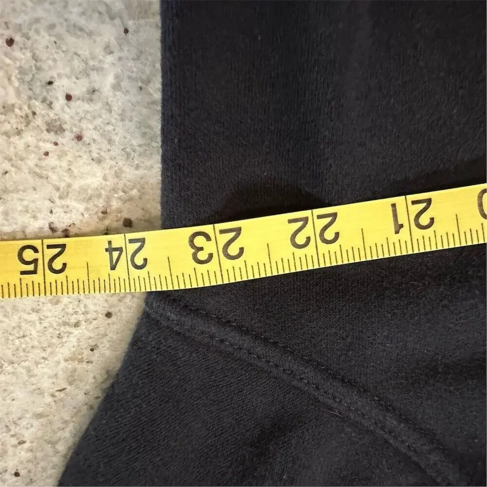 The North Face‎ Men's Black Hoodie L Pullover with Blue Box Logo